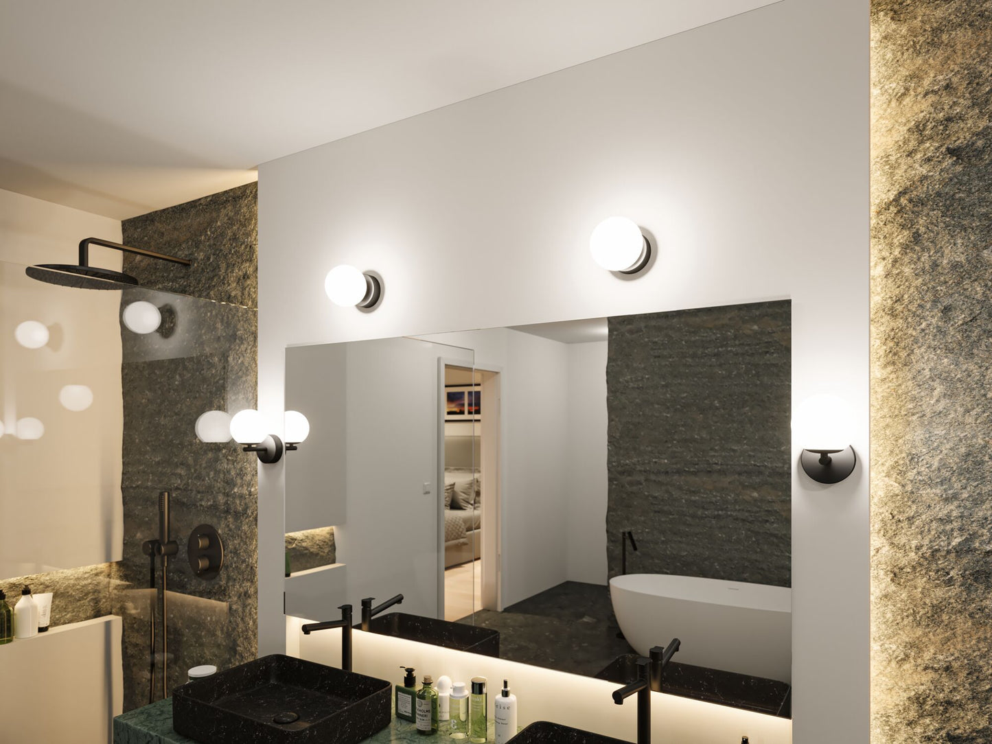 Paulmann LED Deckenleuchte Gove IP44  3000K 400lm 230V 5W  Schwarz matt,Satin