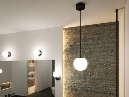 Paulmann LED Pendelleuchte Gove IP44  9W Schwarz matt,Satin