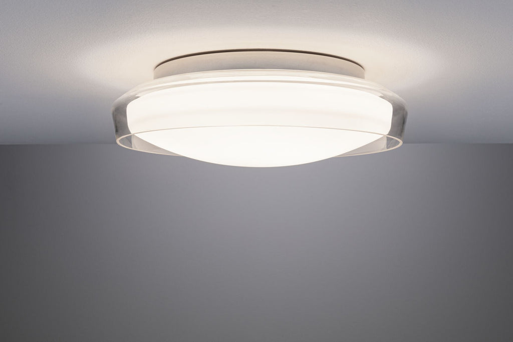 Paulmann Selection Bathroom LED Deckenleuchte Luena IP44  3000K 860lm 230V 16,5W  Glas#Chrom
