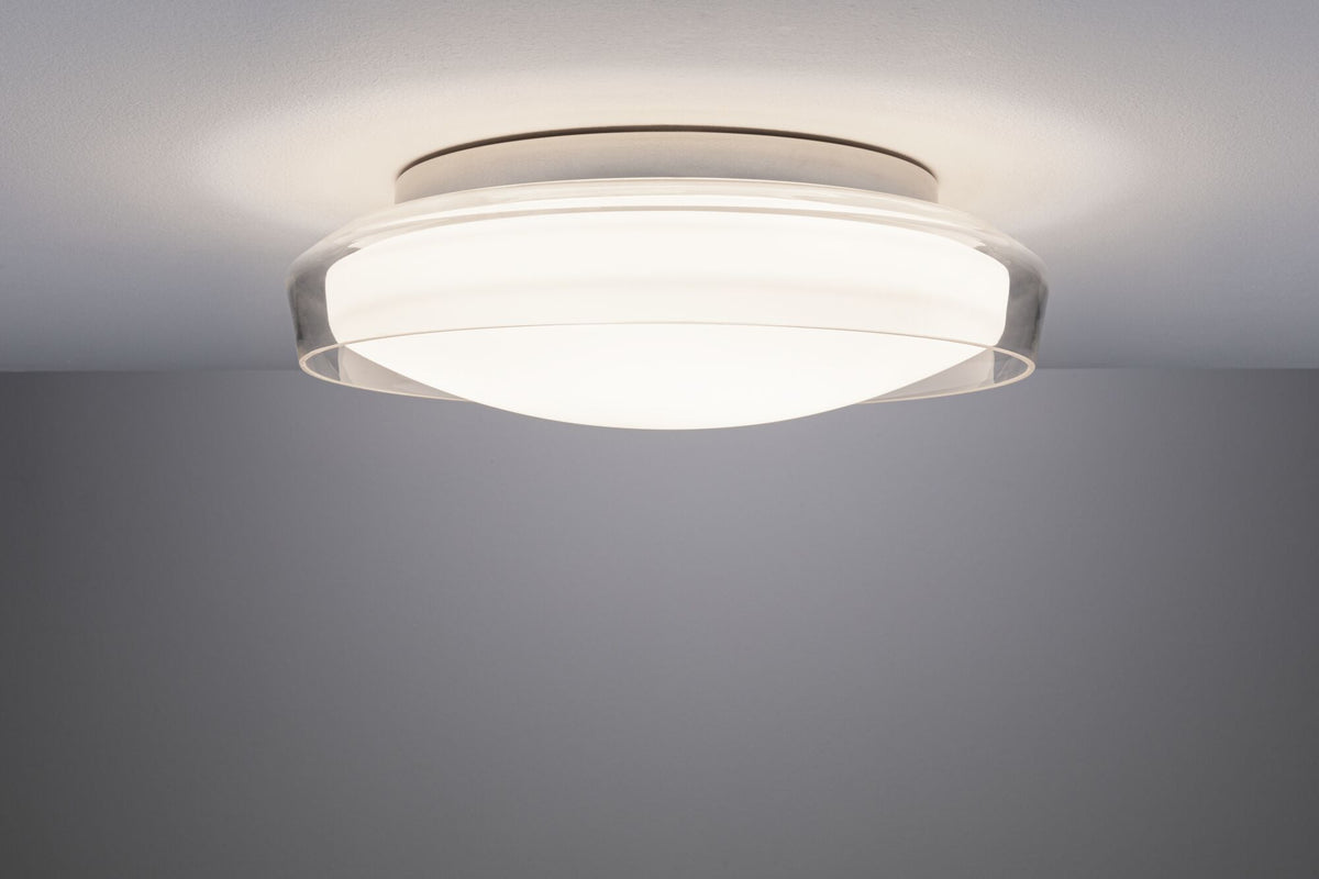 Paulmann Selection Bathroom LED Deckenleuchte Luena IP44  3000K 860lm 230V 16,5W  Glas#Chrom
