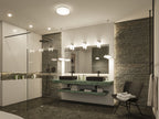 Paulmann Selection Bathroom LED Deckenleuchte Luena IP44  3000K 860lm 230V 16,5W  Glas#Chrom