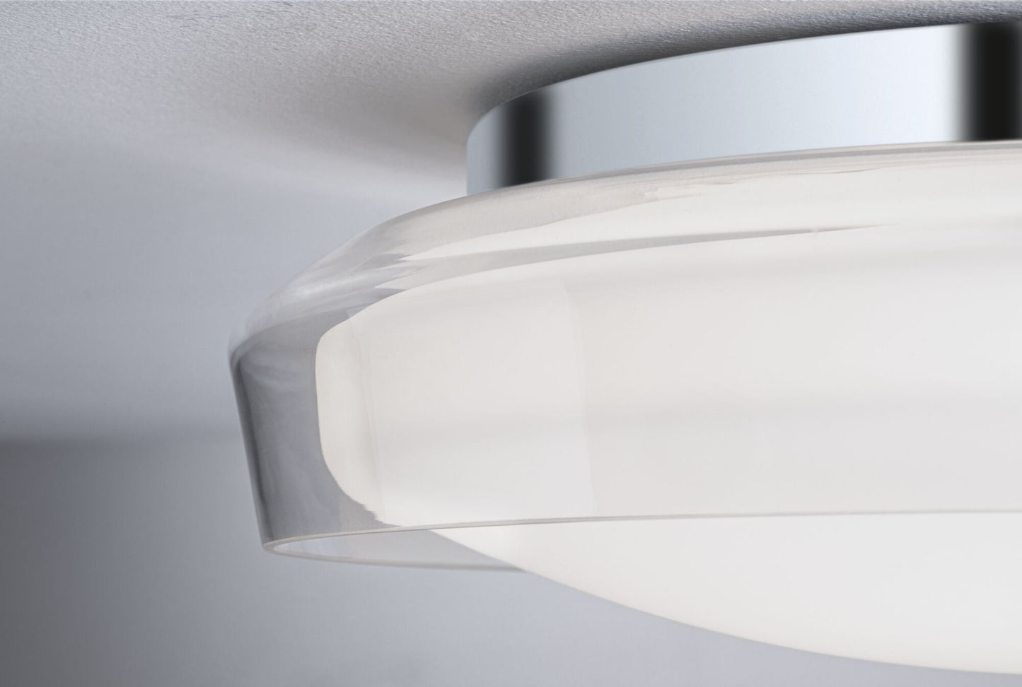 Paulmann Selection Bathroom LED Deckenleuchte Luena IP44  3000K 860lm 230V 16,5W  Glas#Chrom