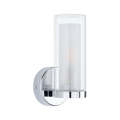 Paulmann Selection Bathroom Wandleuchte Luena IP44 E14   230V max. 20W dimmbar Chrom#Glas