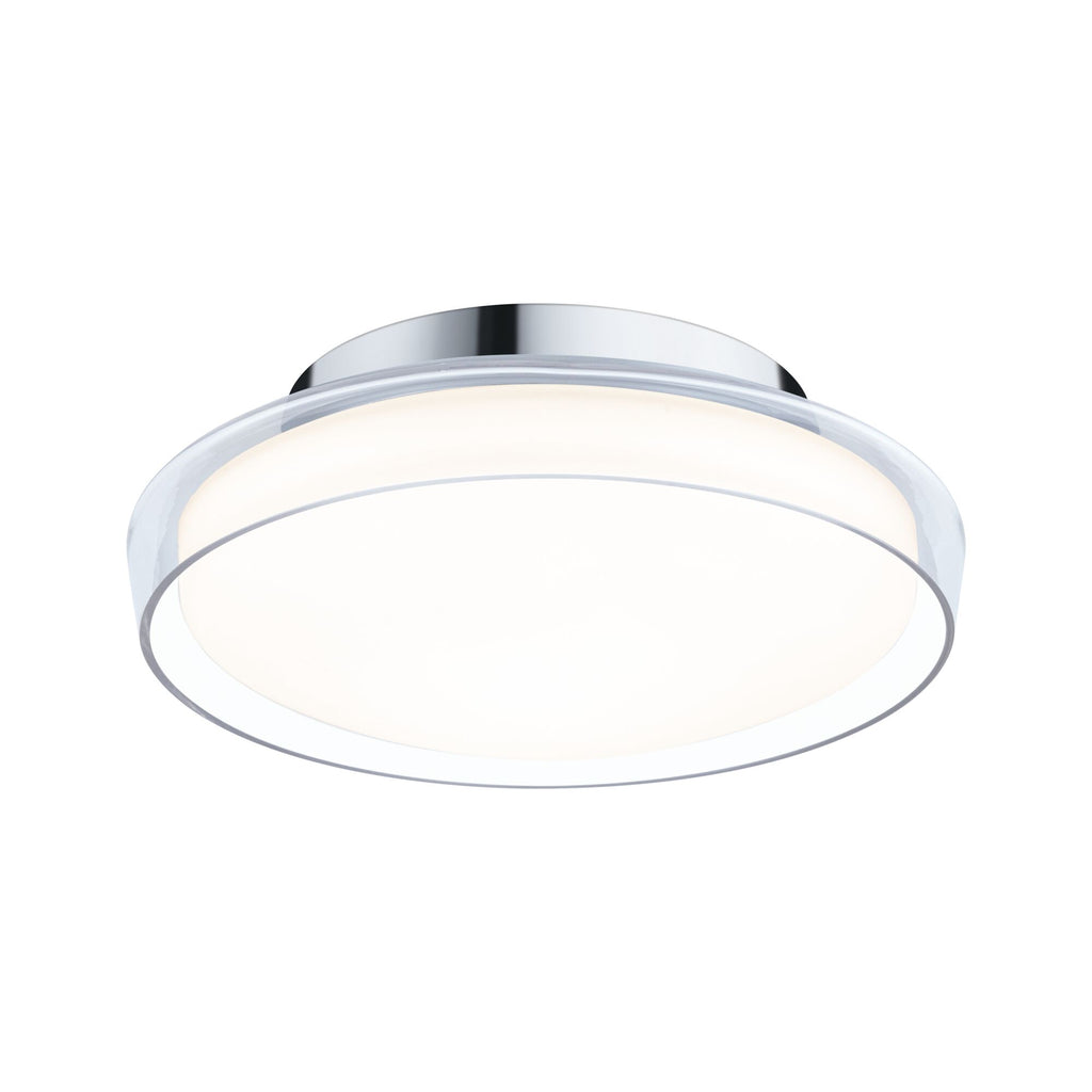 Paulmann Selection Bathroom LED Deckenleuchte Luena IP44  3000K 600lm 230V 11,5W  Glas#Chrom