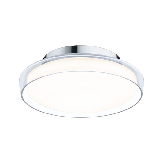 Paulmann Selection Bathroom LED Deckenleuchte Luena IP44  3000K 600lm 230V 11,5W  Glas#Chrom