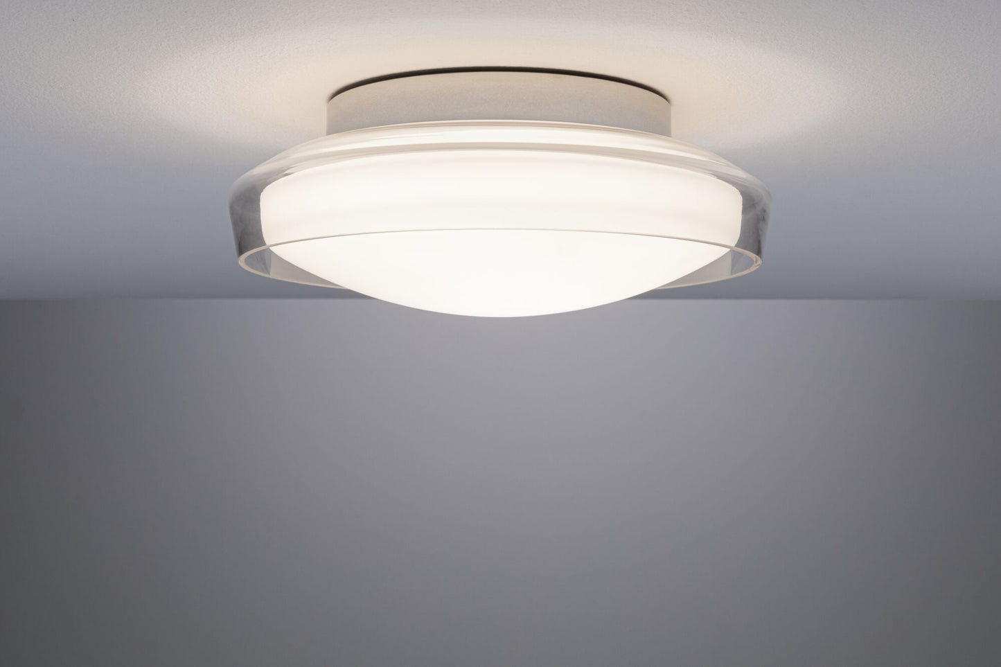 Paulmann Selection Bathroom LED Deckenleuchte Luena IP44  3000K 600lm 230V 11,5W  Glas#Chrom