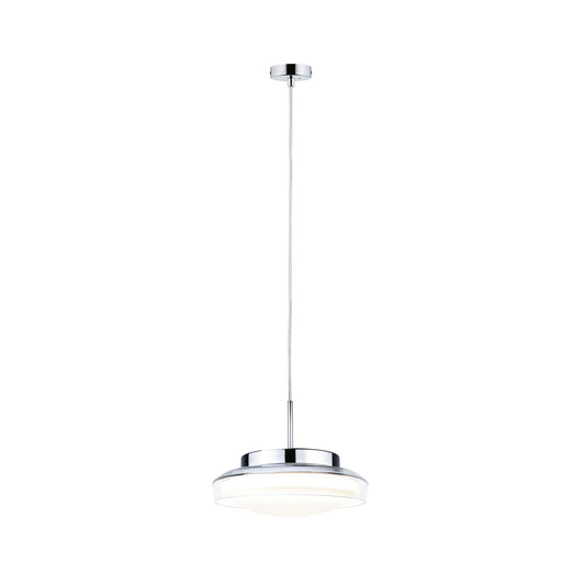 Paulmann Selection Bathroom LED Pendelleuchte Luena IP44  3000K 600lm 11,5W Glas#Chrom