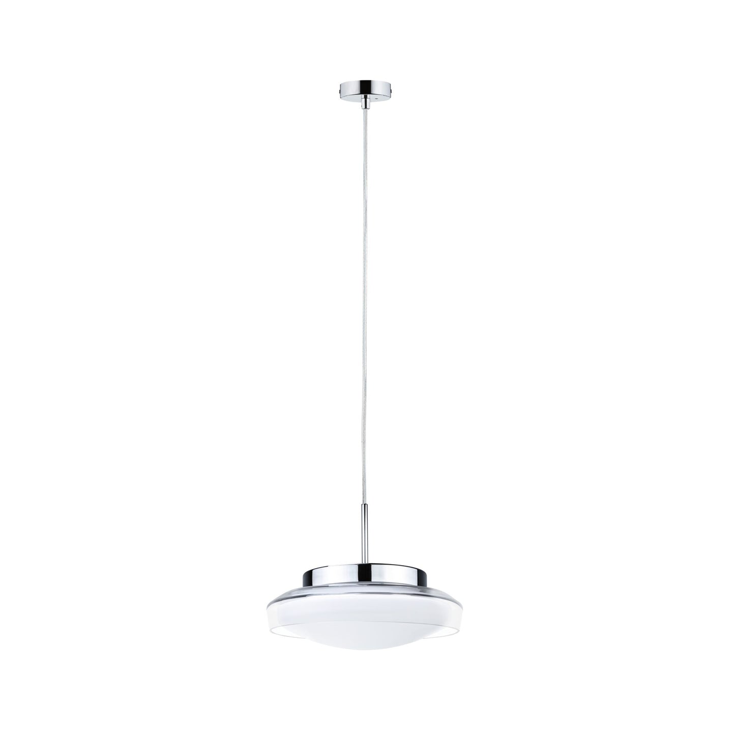 Paulmann Selection Bathroom LED Pendelleuchte Luena IP44  3000K 600lm 11,5W Glas#Chrom
