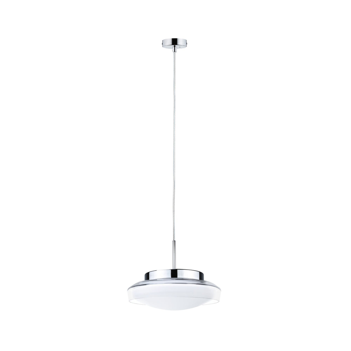 Paulmann Selection Bathroom LED Pendelleuchte Luena IP44  3000K 600lm 11,5W Glas#Chrom
