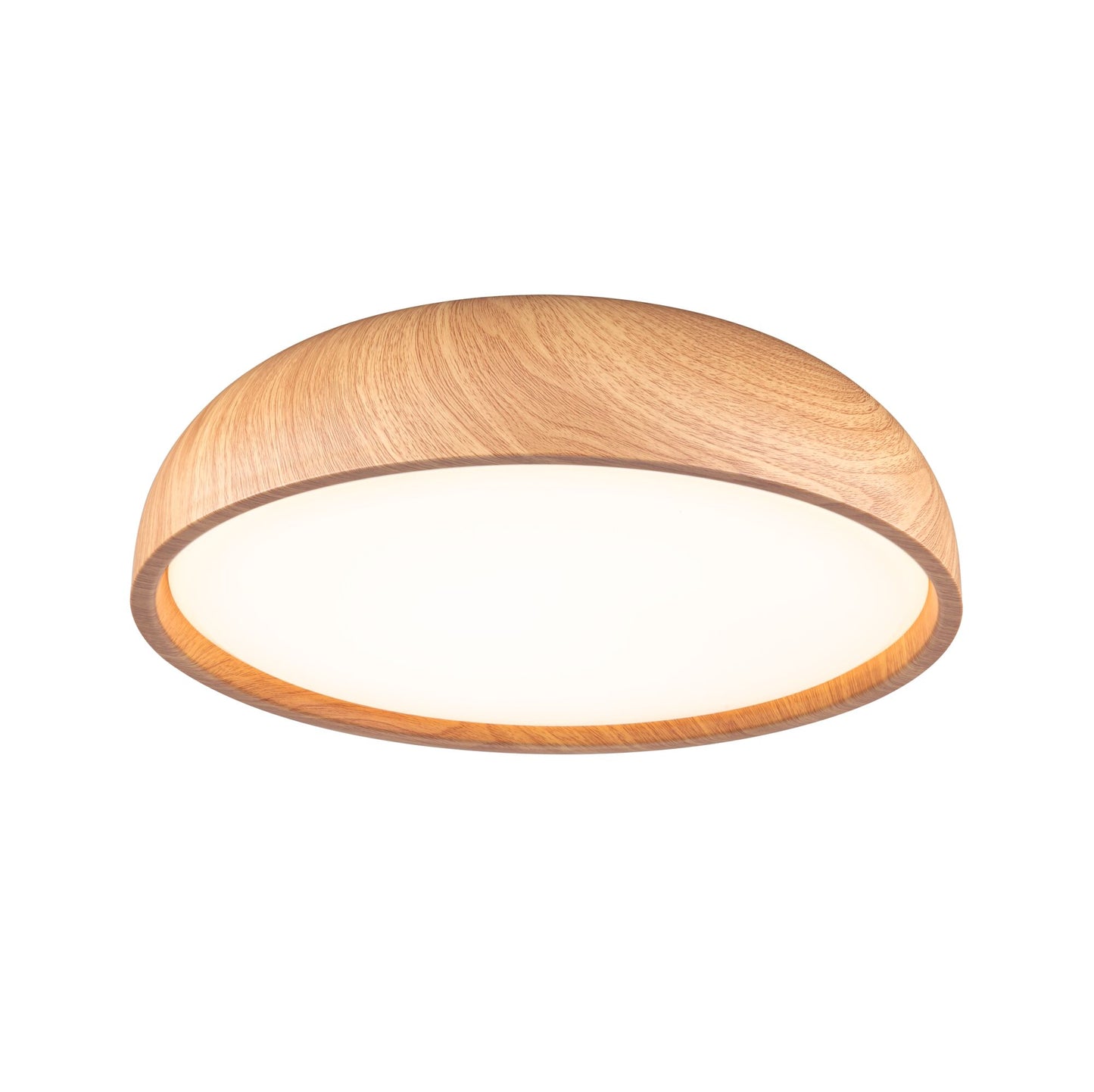Paulmann Selection Bathroom LED Deckenleuchte Oka IP44  White Switch 950lm 230V 24W  Holzoptik