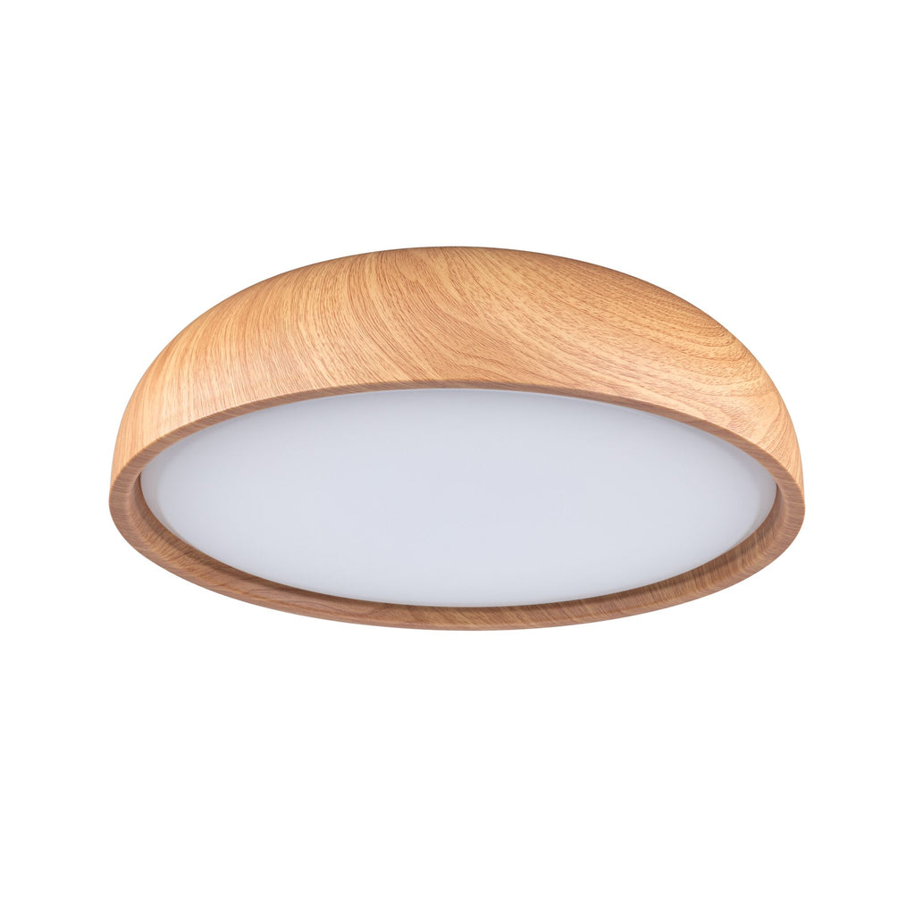 Paulmann Selection Bathroom LED Deckenleuchte Oka IP44  White Switch 950lm 230V 24W  Holzoptik