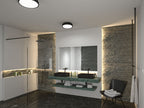 Paulmann Selection Bathroom LED Deckenleuchte Oka IP44  White Switch 950lm 230V 24W  Schwarz matt