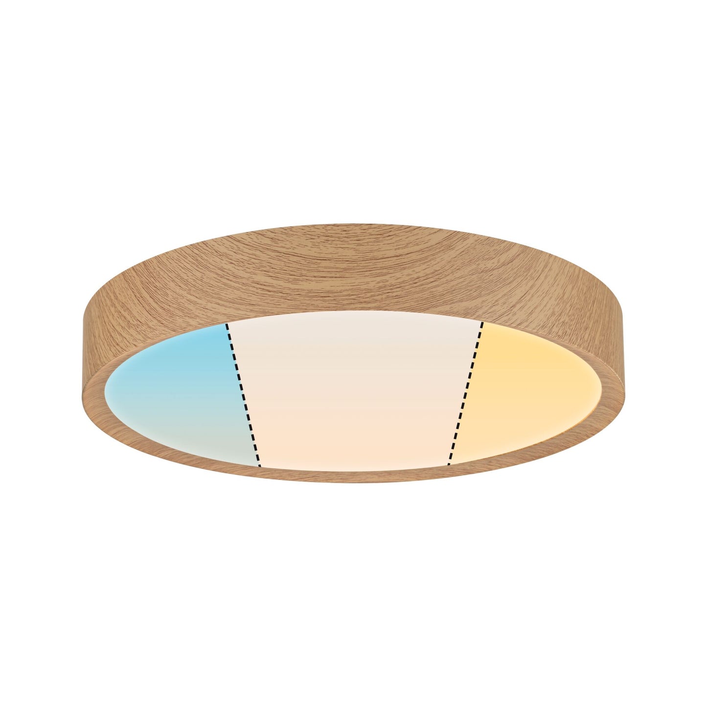 Paulmann Selection Bathroom LED Deckenleuchte Tega IP44  White Switch 1200lm 230V 22,5W  Holzoptik