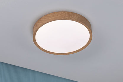 Paulmann Selection Bathroom LED Deckenleuchte Tega IP44  White Switch 1200lm 230V 22,5W  Holzoptik