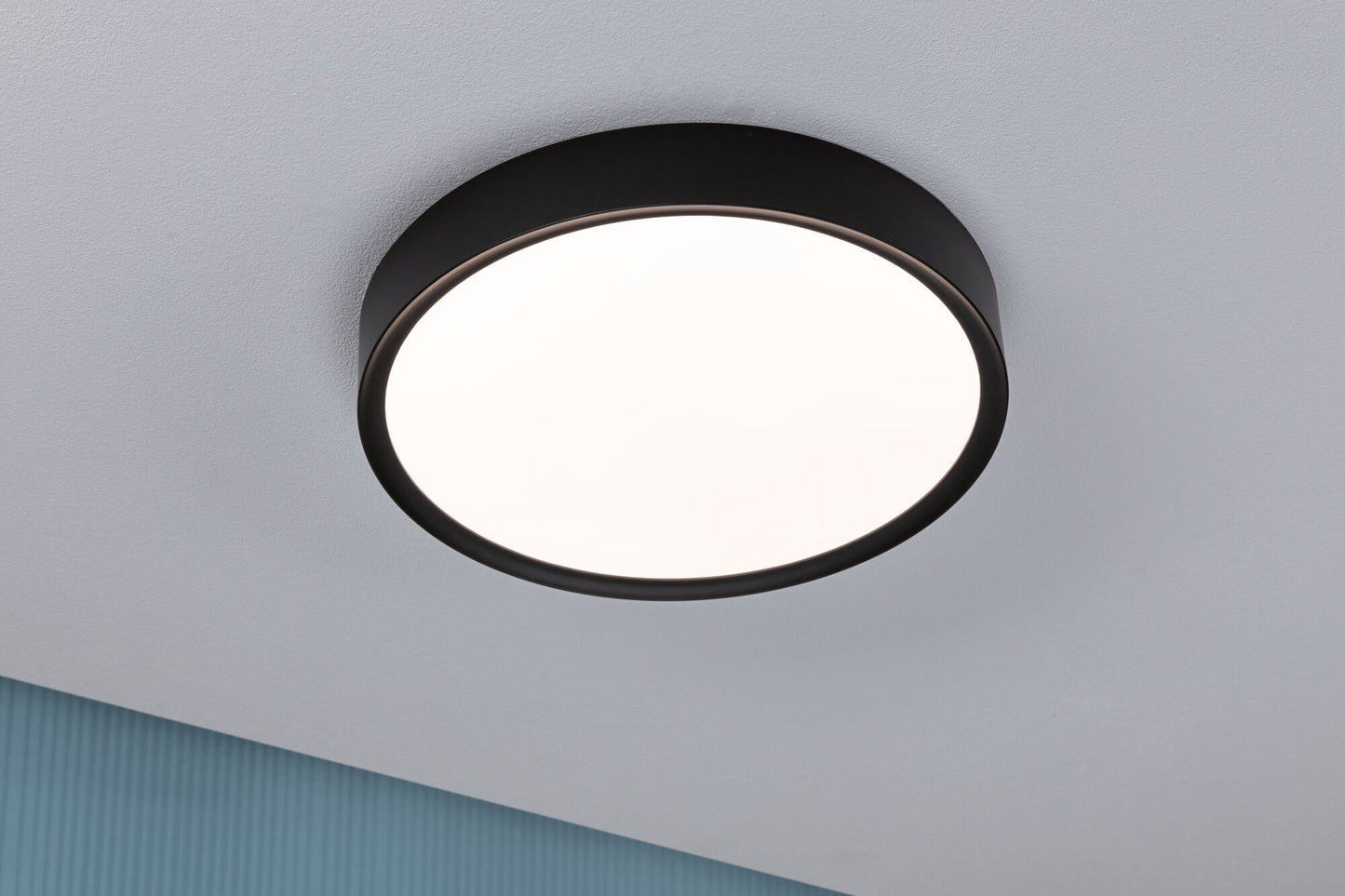 Paulmann Selection Bathroom LED Deckenleuchte Tega IP44  White Switch 1200lm 230V 22,5W  Schwarz matt