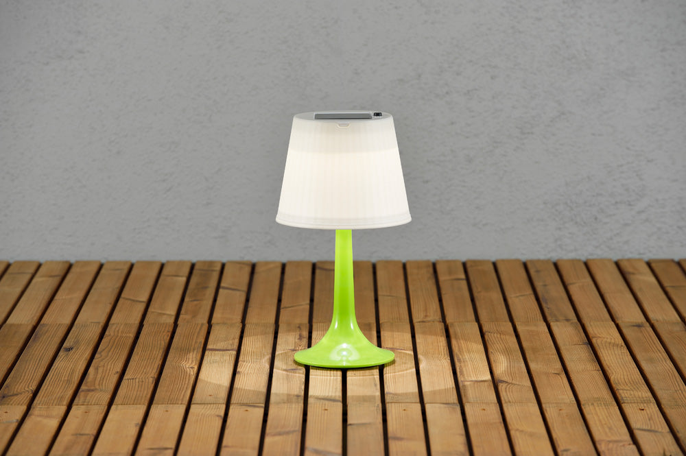 Konstsmide LED Solarleuchte Assisi Tischleuchte grün