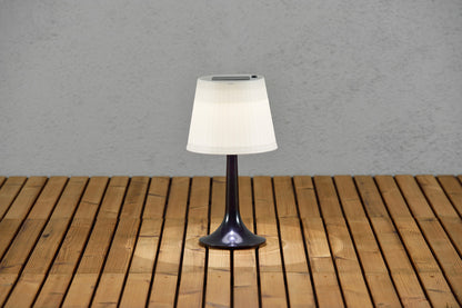 Konstsmide LED Solarleuchte Assisi Tischleuchte schwarz