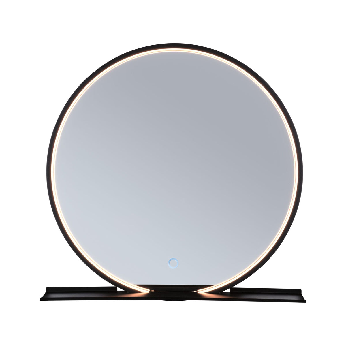 Paulmann LED Leuchtspiegel Miro IP44  Tunable White 160lm 230V 10,5W  Spiegel#Schwarz matt