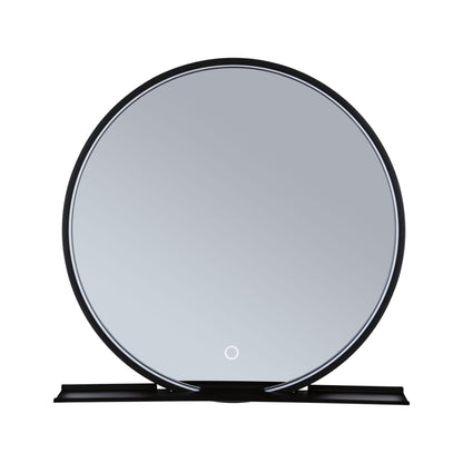 Paulmann LED Leuchtspiegel Miro IP44  Tunable White 160lm 230V 10,5W  Spiegel#Schwarz matt