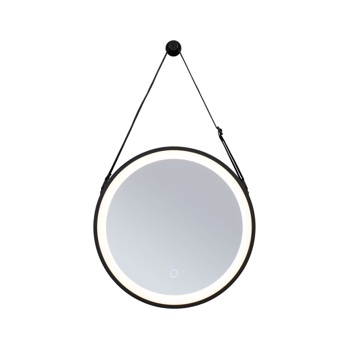 Paulmann LED Leuchtspiegel Miro IP44  Tunable White 200lm 230V 7,5W  Spiegel#Schwarz matt