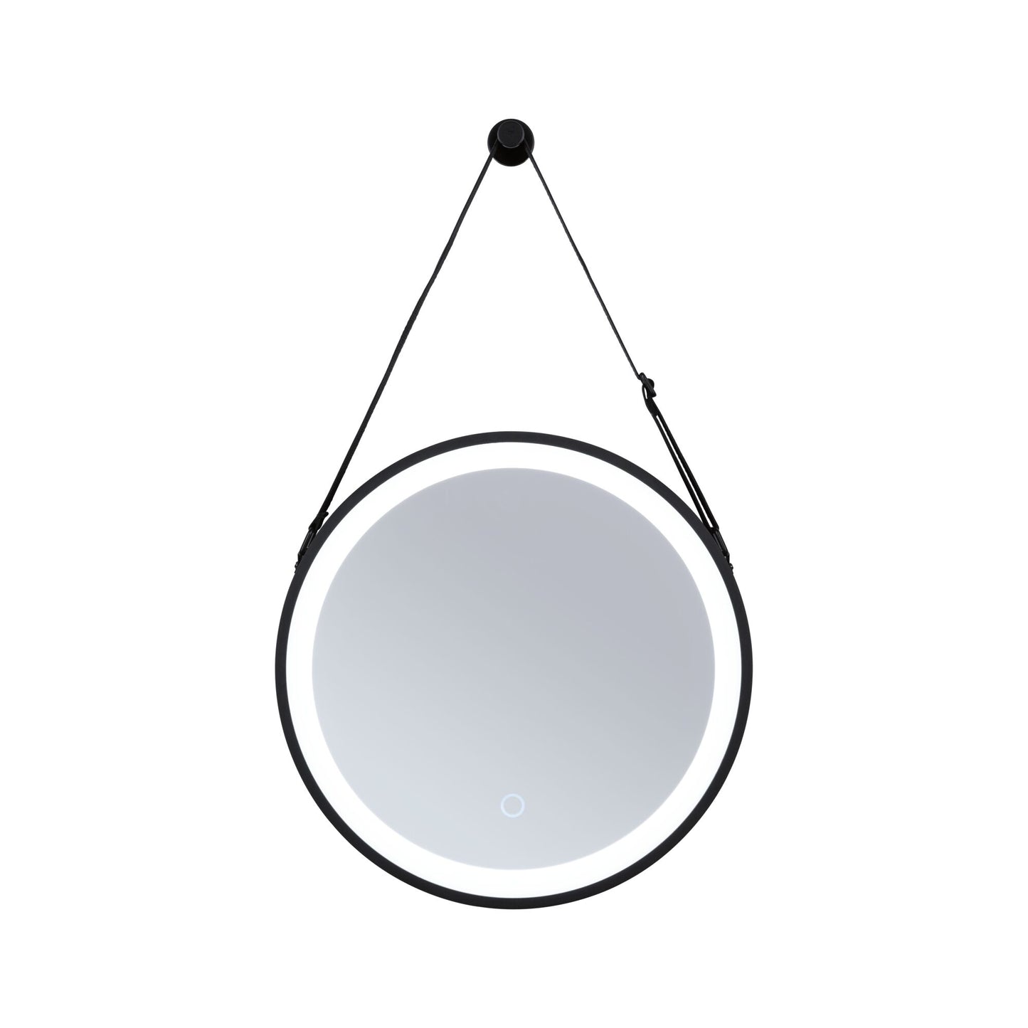 Paulmann LED Leuchtspiegel Miro IP44  Tunable White 200lm 230V 7,5W  Spiegel#Schwarz matt