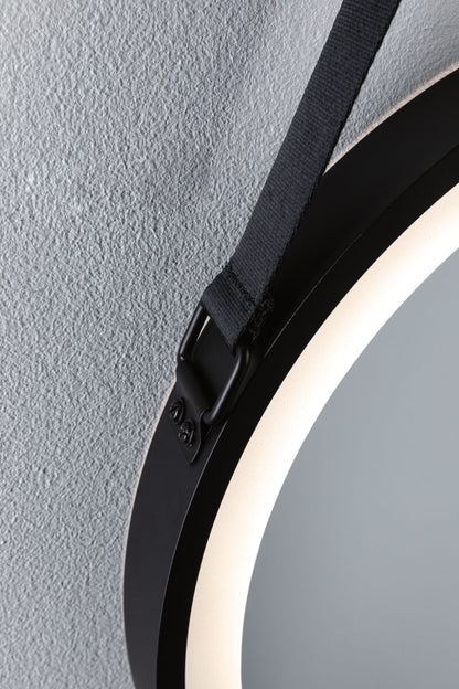 Paulmann LED Leuchtspiegel Miro IP44  Tunable White 200lm 230V 7,5W  Spiegel#Schwarz matt