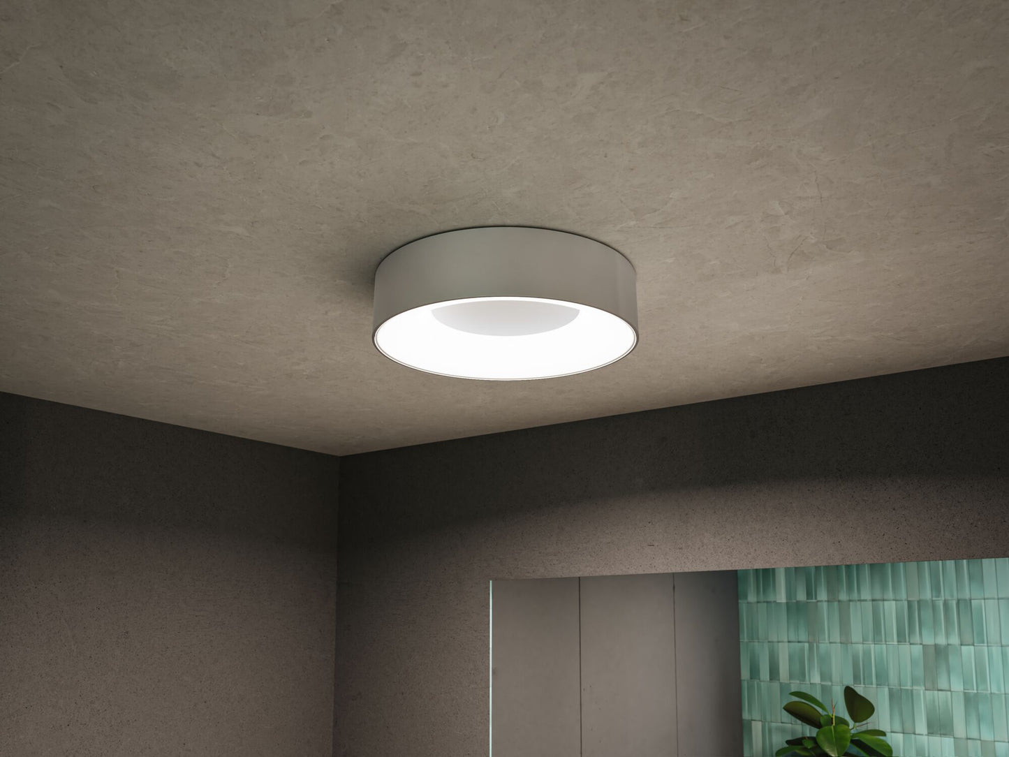 Paulmann LED Deckenleuchte Casca IP44  White Switch 1500lm 230V 16W  Alu matt