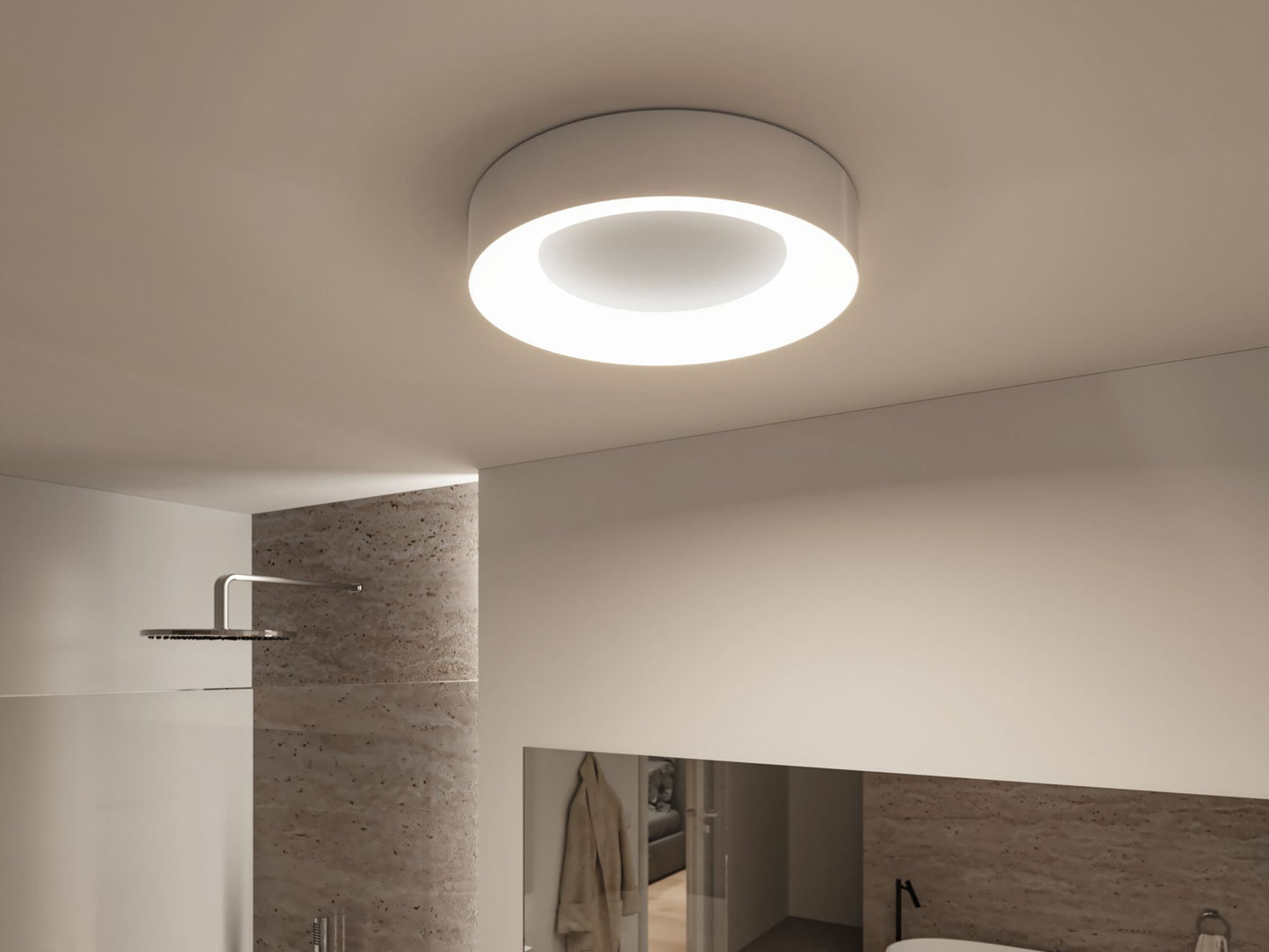 Paulmann LED Deckenleuchte Casca IP44  White Switch 2100lm 230V 23W  Alu matt