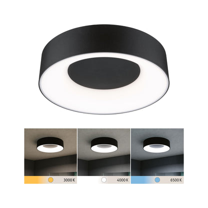 Paulmann LED Deckenleuchte Casca IP44  White Switch 1500lm 230V 16W  Schwarz matt