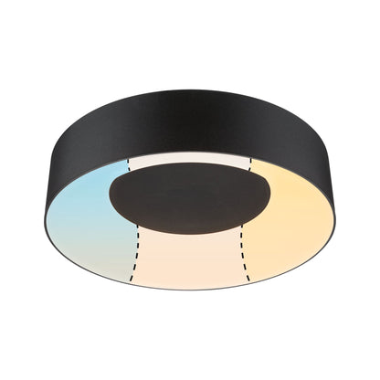 Paulmann LED Deckenleuchte Casca IP44  White Switch 1500lm 230V 16W  Schwarz matt