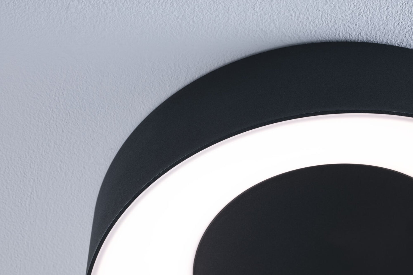 Paulmann LED Deckenleuchte Casca IP44  White Switch 1500lm 230V 16W  Schwarz matt