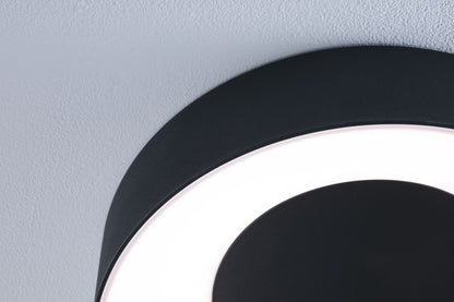 Paulmann LED Deckenleuchte Casca IP44  White Switch 1500lm 230V 16W  Schwarz matt