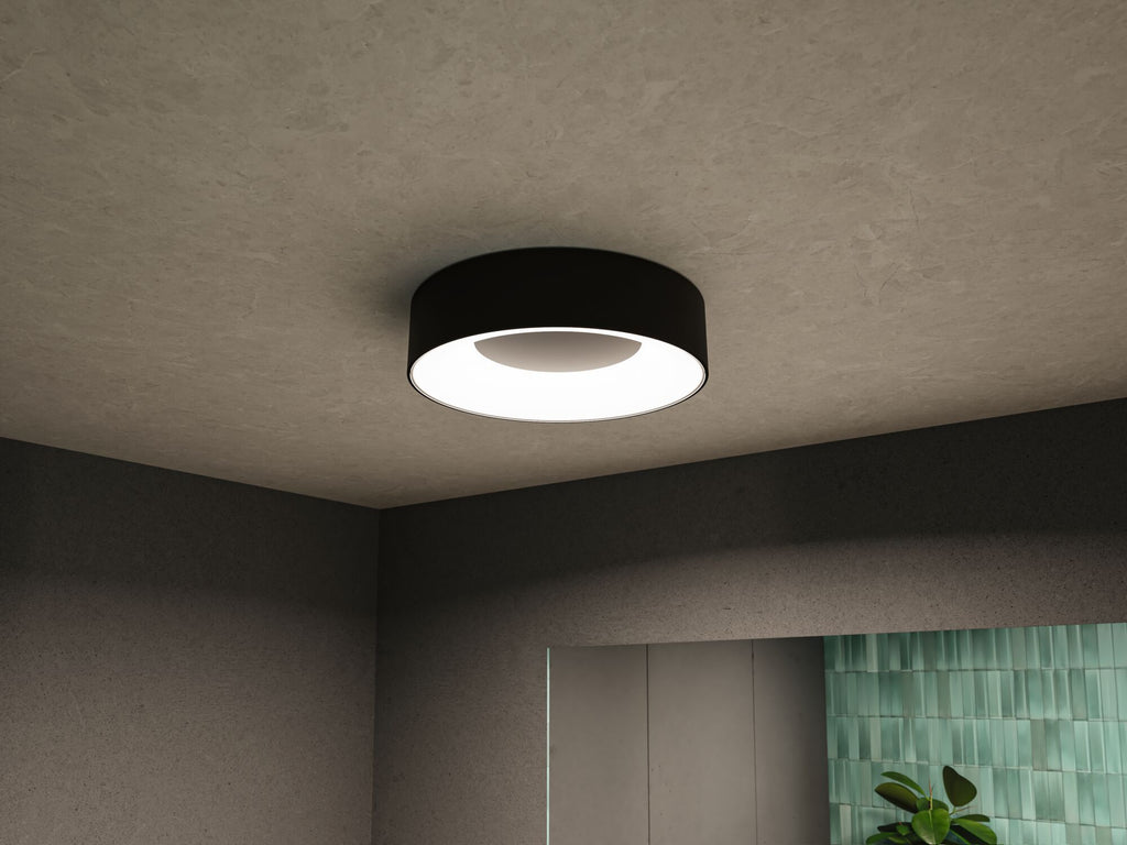 Paulmann LED Deckenleuchte Casca IP44  White Switch 1500lm 230V 16W  Schwarz matt