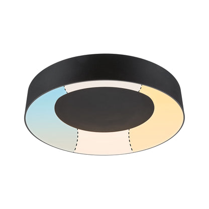 Paulmann LED Deckenleuchte Casca IP44  White Switch 2100lm 230V 23W  Schwarz matt