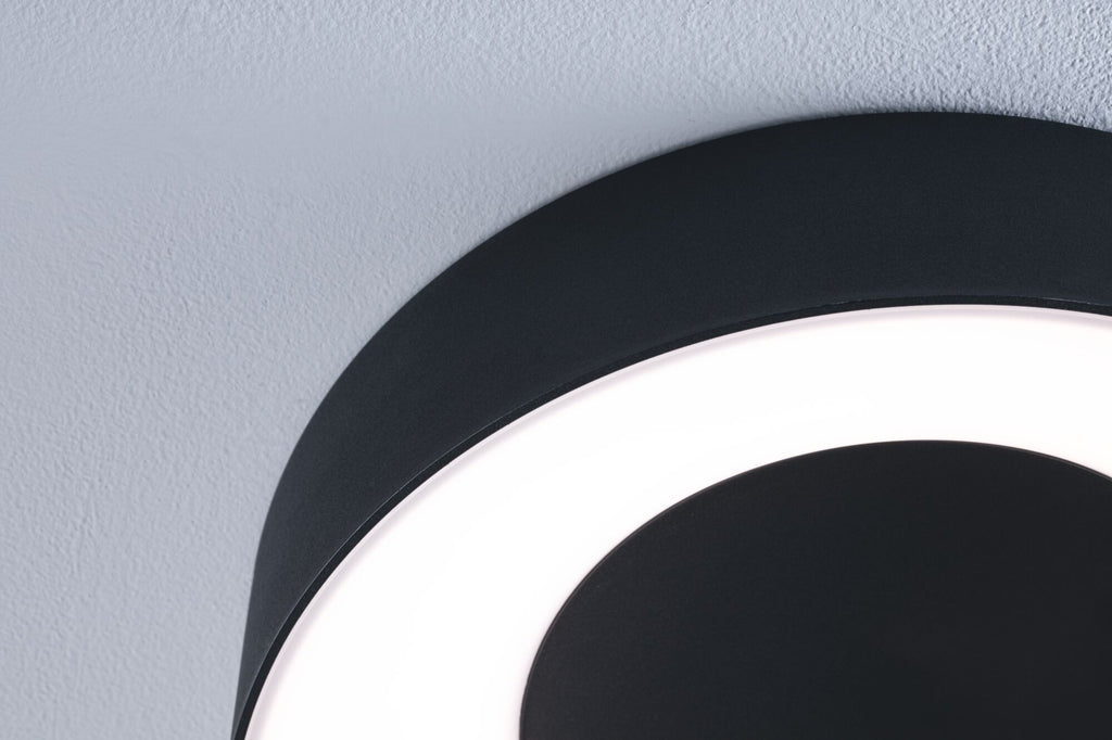 Paulmann LED Deckenleuchte Casca IP44  White Switch 2100lm 230V 23W  Schwarz matt