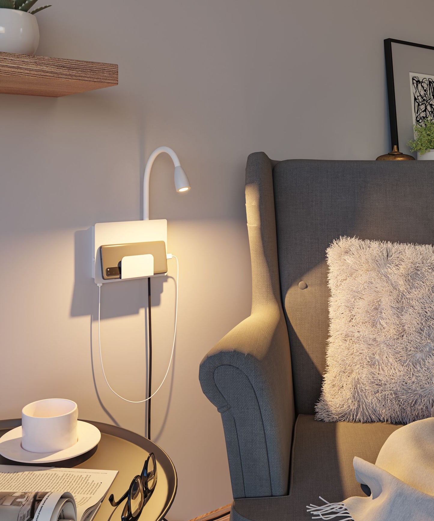 Paulmann LED Wandleuchte Halina 2700K 200lm 230V 2,4W  Weiß matt