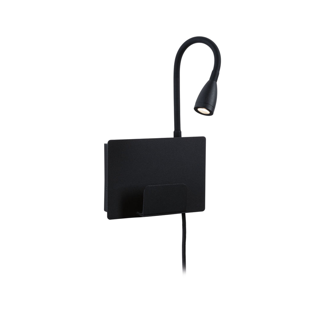 Paulmann LED Wandleuchte Halina 2700K 200lm 230V 2,4W  Schwarz matt