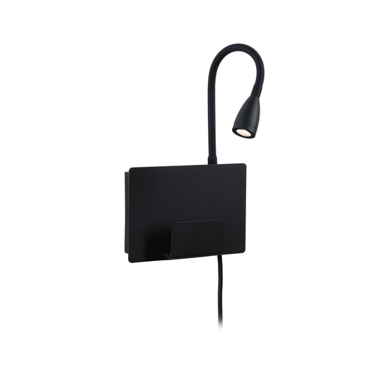 Paulmann LED Wandleuchte Halina 2700K 200lm 230V 2,4W  Schwarz matt