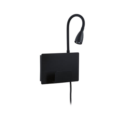 Paulmann LED Wandleuchte Halina 2700K 200lm 230V 2,4W  Schwarz matt
