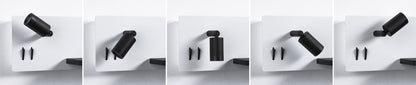 Paulmann LED Wandleuchte Serra 2700K 650lm / 200lm 230V 5,5W / 2,6W dimmbar Weiß matt#Schwarz matt