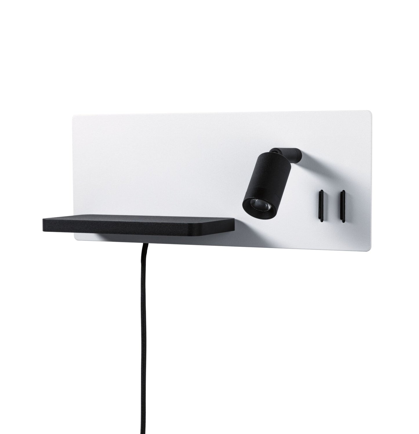 Paulmann LED Wandleuchte Serra 2700K 650lm / 200lm 230V 5,5W / 2,6W dimmbar Weiß matt#Schwarz matt