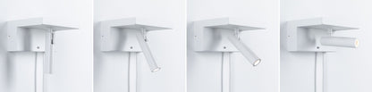 Paulmann LED Wandleuchte Jerik 3-Step-Dim    3000K 160lm 230V 2,4W dimmbar Weiß matt