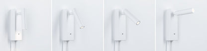 Paulmann LED Wandleuchte Hulda 3-Step-Dim    3000K 130lm 230V 2,5W dimmbar Weiß matt