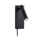 Paulmann LED Wandleuchte Hulda 3-Step-Dim    3000K 130lm 230V 2,5W dimmbar Schwarz matt