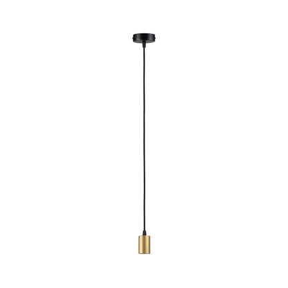 Paulmann Pendelleuchte Ravi IP44 E27   max. 60W Schwarz matt#Gold dimmbar
