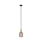 Paulmann Pendelleuchte Ravi IP44 E27   max. 60W Schwarz matt#Gold dimmbar