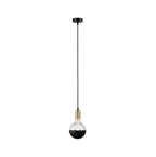 Paulmann Pendelleuchte Ravi IP44 E27   max. 60W Schwarz matt#Gold dimmbar