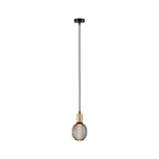 Paulmann Pendelleuchte Ravi IP44 E27   max. 60W Schwarz matt#Gold dimmbar