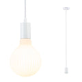 Paulmann Pendelleuchte Ravi IP44 E27   max. 60W Weiß matt dimmbar