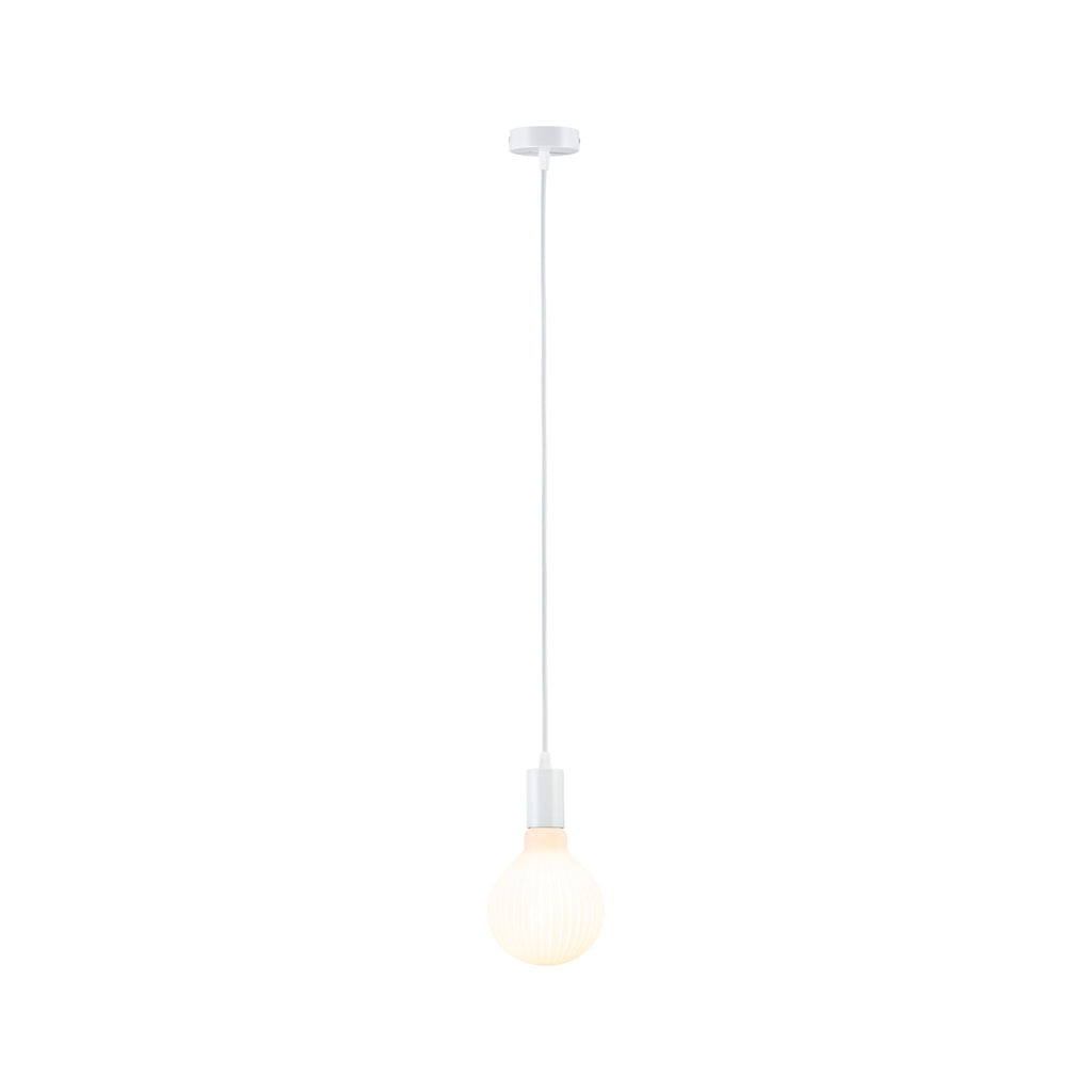 Paulmann Pendelleuchte Ravi IP44 E27   max. 60W Weiß matt dimmbar